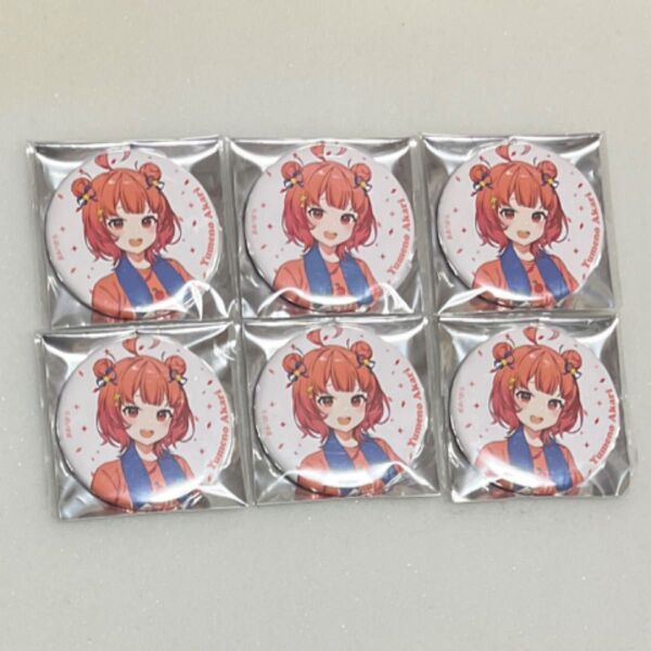 ぶいすぽ 夢野あかり 缶バッジ 文化祭