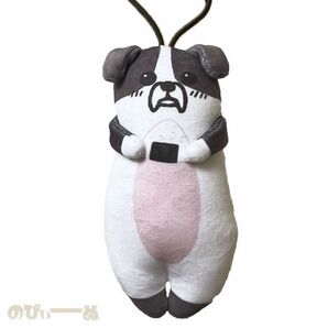 のびぃーぬ ぬいぐるみ ストラップ ぶるどっぐ ブルドッグ マスコット