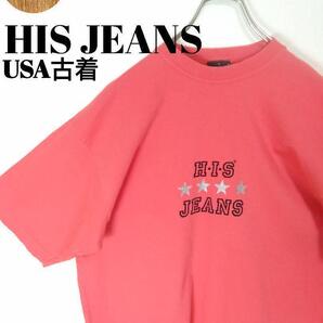 【HIS JEANS】海外古着 Tシャツ M アメカジ ビッグサイズ A83