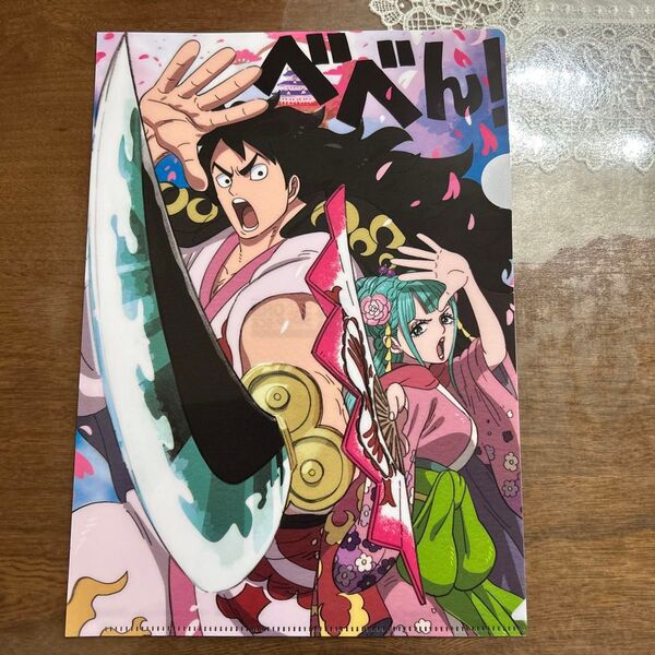 クリアファイル ワンピース くら寿司 モモの助 光月 日和