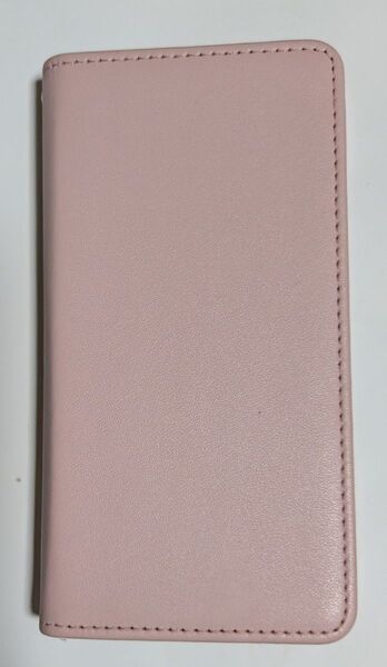 美品 AQUOS wish3 手帳型スマホケース マグネット無し ビーチピンク