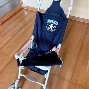 COMBI コンビ テディベアベビーカー 折りたたみ可能 サンバイザー ネイビー ベビーカー