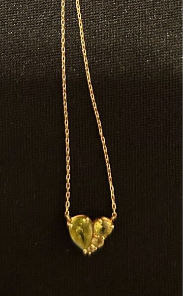 【STAR JEWELRY】スタージュエリー 18金 ペリドットネックレス