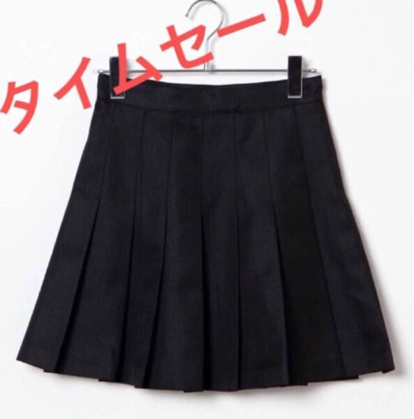 プリーツスカート M ミニスカート インナーパンツ付き 透けない 黒スカート skirt かわいい 新品 プリーツミニスカート