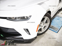 カーボン シボレー カマロ I4 V6 LT RS フロントリップスポイラー 2016-2017 R1 STYLE JPM_画像7