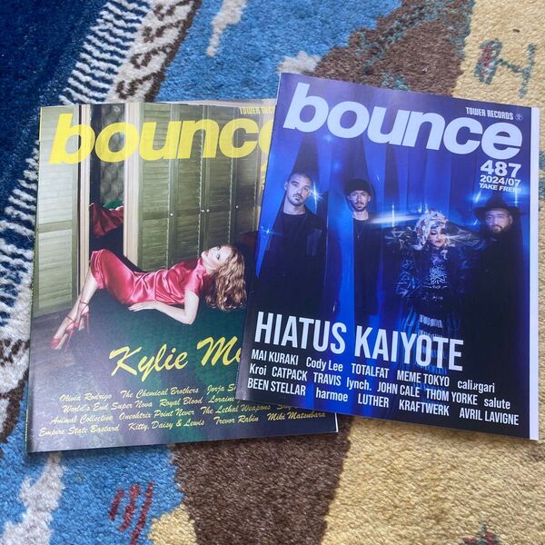 bounce 2冊セット 音楽雑誌 カイリーミノーグ HIATUS KAIYOTE