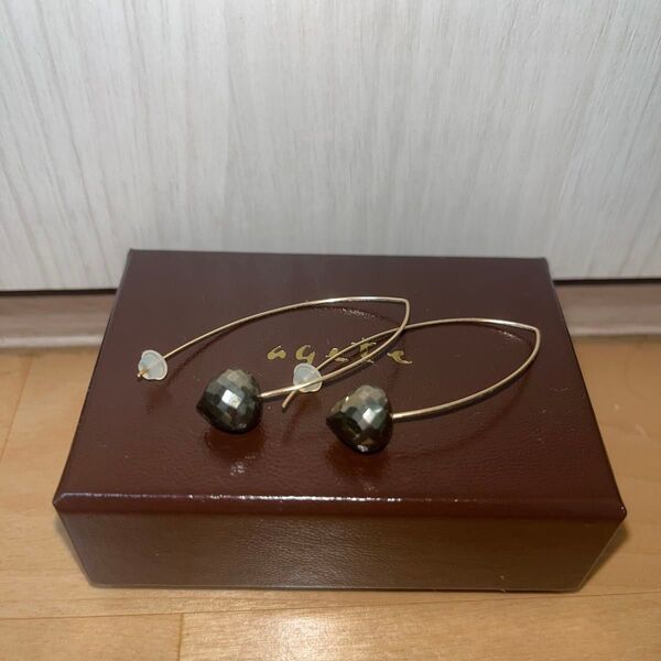 agete silverGF フープピアス