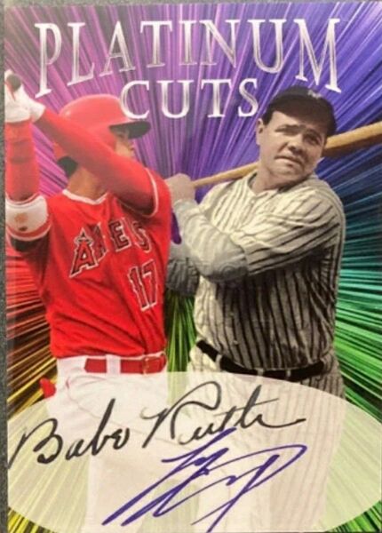 ☆大谷翔平 ベーブ・ルース 1000枚限定生産サイン入りPLATINUM CUTS エンゼルス ロサンゼルス・ドジャース