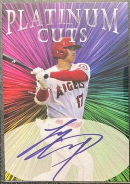☆大谷翔平 1000枚限定生産 サイン入り PLATINUM CUTS ロサンゼルス・エンゼルス ロサンゼルス・ドジャース