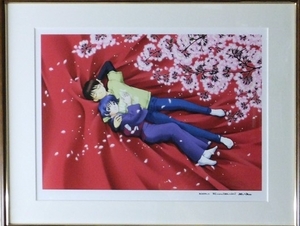 Art hand Auction Ilustración de reproducción en color autografiada de Akira Fuzuki de la impresión de Ai Yori Aoshi, Historietas, Productos de anime, firmar, Autógrafo