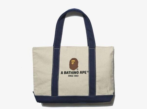 A BATHING APE カレッジ ロゴ トートバッグ宝島社付録 新品未使用