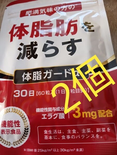 体脂ガードα 体脂肪を減らす2個新品未使用