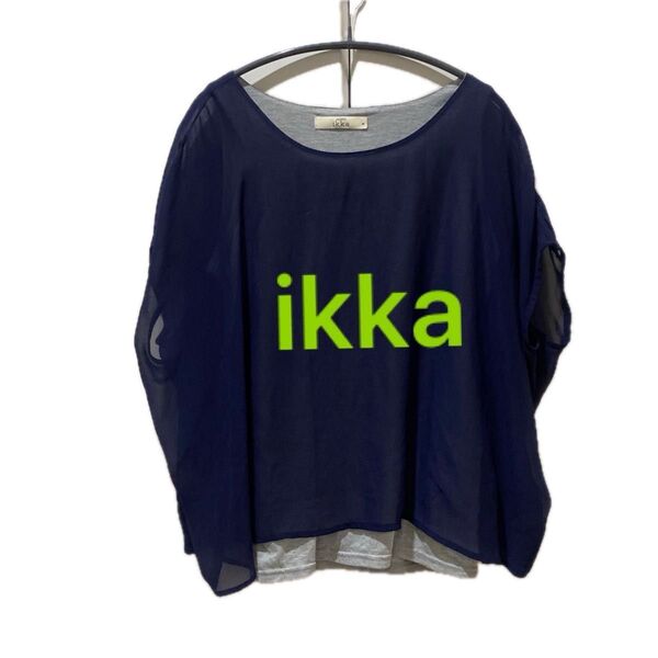 ikka イッカ レディーストップス 半袖