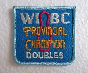 90s ボウリング WIBC provincial Champion ピン ワッペン/ボーリング ビンテージ アメリカ USA ボーラーシャツ おしゃれ 108