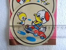 70s 漫画 あひる ひよこ 動物 鳥 膝あて/ワッペン パッチ 昭和 レトロ かわいい キャラクター ポップ 自動車ハンドメイド 179_画像10