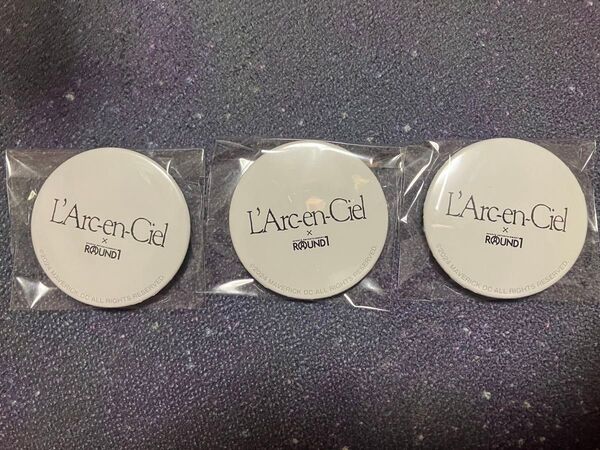 L'Arc〜en〜Ciel ロゴ缶バッジ 3個
