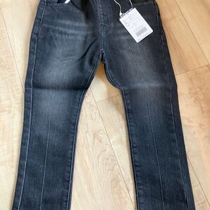 【新品未使用 ブリーズ】動画あり 裾フリンジパンツ 120 9分丈 フリンジパンツ ユニセックス ズボン