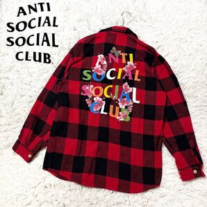 【アンチソーシャルソーシャルクラブ】コットン100% 長袖 ネルシャツ メンズ