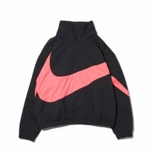 XLサイズ NIKE ANORAK JACKET ANORAK ナイキ アノラック BIG SWOOSH NSW / BLACK / HOT PUNCH プルオーバージャケット ビッグスウッシュ_画像1