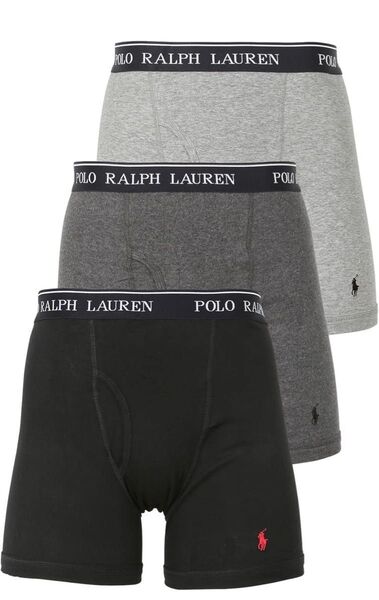 POLO RALPH LAUREN 【3枚セット】Classic Fit Cotton メンズ ロングボクサーパンツ