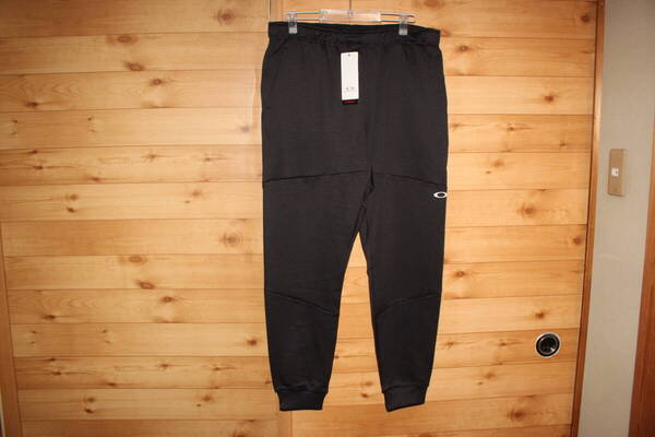 未使用 メンズXXL 黒 オークリーOAKLEY スウェットジョガーパンツ ENHANCE GRID FLEECE PANT 12.7 FOA404204 送料無料即決