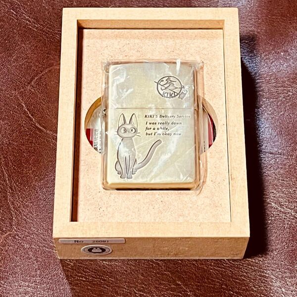 ZIPPO 魔女の宅急便 ジジ ジブリ 純正オリジナル木箱・紙ケース付 2013年製 ジッポーライター