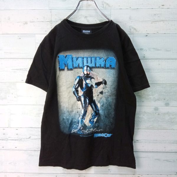 MISHKA Tシャツ ロボコップ コラボ ブラック M 25th USA ミシカ 激レア コレクター