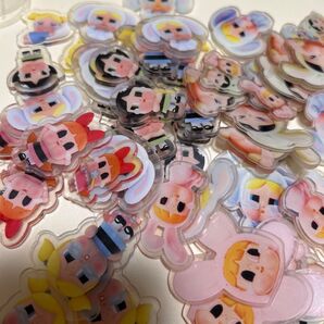パワーパフガールズ バブルス バターカップ ブロッサム かわいい シール まとめ売り アクリル