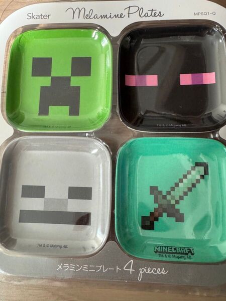 マイクラ メラミンミニプレート Minecraft