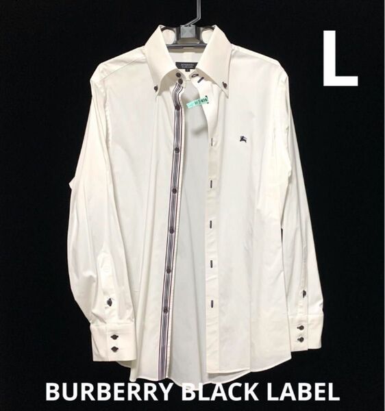 BURBERRY BLACK LABEL ボタンダウン 長袖ワイシャツ 3