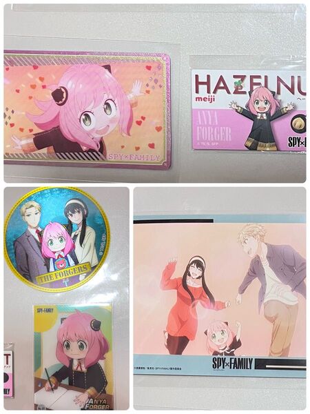 SPY×FAMILY マグネット ローソン メタリックカード ネットプリント アーニャ ロイド ヨル スパイファミリー まとめ売り