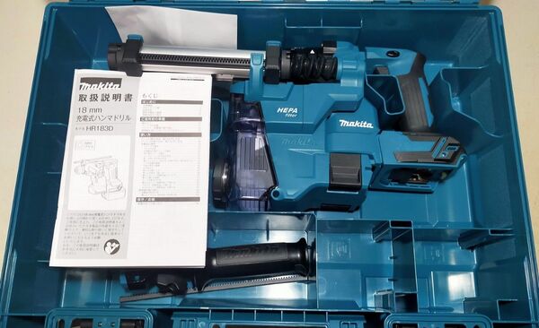 未使用 本体+ケース マキタ 18V 18mm ハンマドリル HR183DZKV