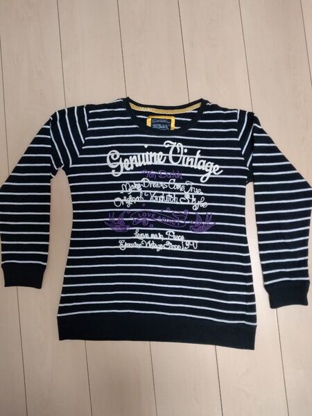 Von Dutch(ボンダッチ)ボーダー Mサイズ トップス ロンT
