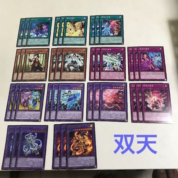双天 デッキパーツ キラ6枚 全39枚 各3枚 遊戯王