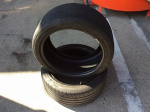 中古夏タイヤ 245/40R18 ブリヂストン ポテンザ POTENZA S007A 245/40ZR18 2本 レクサス GS IS ベンツCLA E BMW アウディ A4 A5 A6 TT