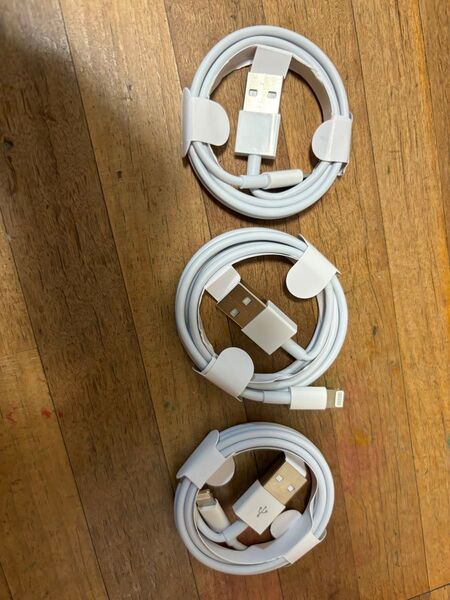 iPhone充電器1m 3本ライトニングケーブル線アイフォン充電スマ 値下げ