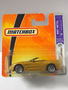 '00 シボレー コルベット コンバーチブル/金/ゴールド/マッチボックス/2000 Chevrolet Corvette Convertible/Gold/Matchbox/