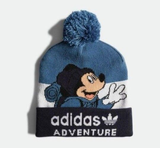 adidas キッズ ニット帽 ディズニー Disney ミッキー
