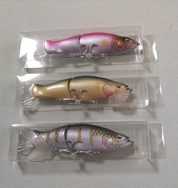 フィッシングルアー3個まとめて 135mm28g バス釣り 人気カラー トラウト シンキング