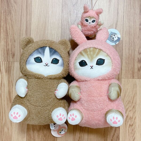 モフサンド mofusand パジャマにゃん うさぎ くま BIGぬいぐるみ マスコット