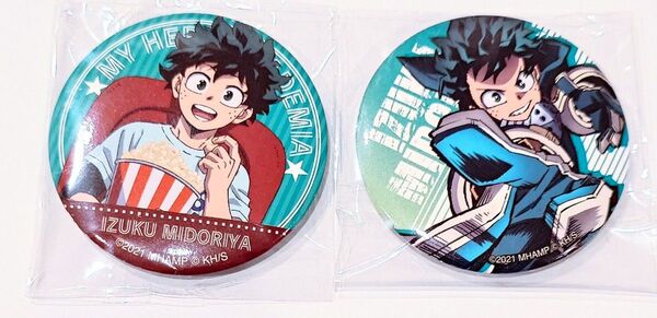 ヒロアカ 緑谷出久 映画 ワールドヒーローズミッション 缶バッジ セット TOHOアニメーションストア