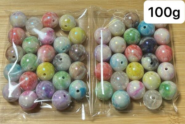 【激安】16mmビーズ 100g カスタムボールペン通ります!