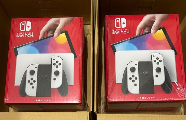 Nintendo Switch 有機ELモデル ホワイト 2台 Switch本体 ニンテンドースイッチ 31