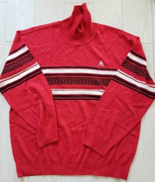 Lecoq sporttif ハイネック ニット 3L セーター ゴルフ トップス