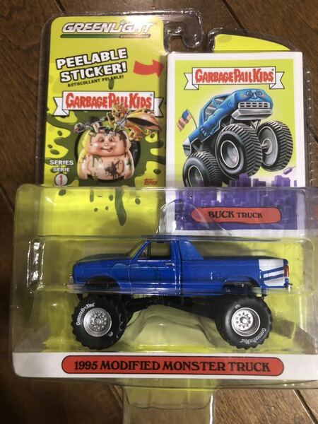 GREENLIGHT 1/64 GARBAGE PAIL KIDS SERIES 1 1995 MODIFIED MONSTER TRUCK グリーンライト モンスター トラック