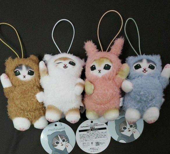 mofusand モフサンド パジャマにゃんマスコット 全4種セット