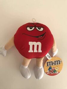 m&m's(エムアンドエムズ)ぬいぐるみ/キャラクタードール/ レッド