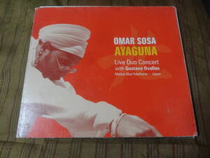 ☆オマール・ソーサOmar Sosa(p)　Gustavo Ovall(perc)/Ayaguna　横浜 Motion Blueライブ盤 中古CD