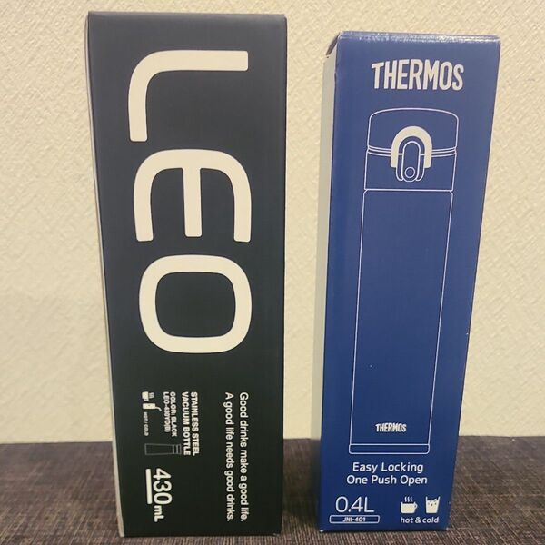 未使用新品 サーモス 水筒 THERMOS + LEO レオステンレスボトル 保温 保冷