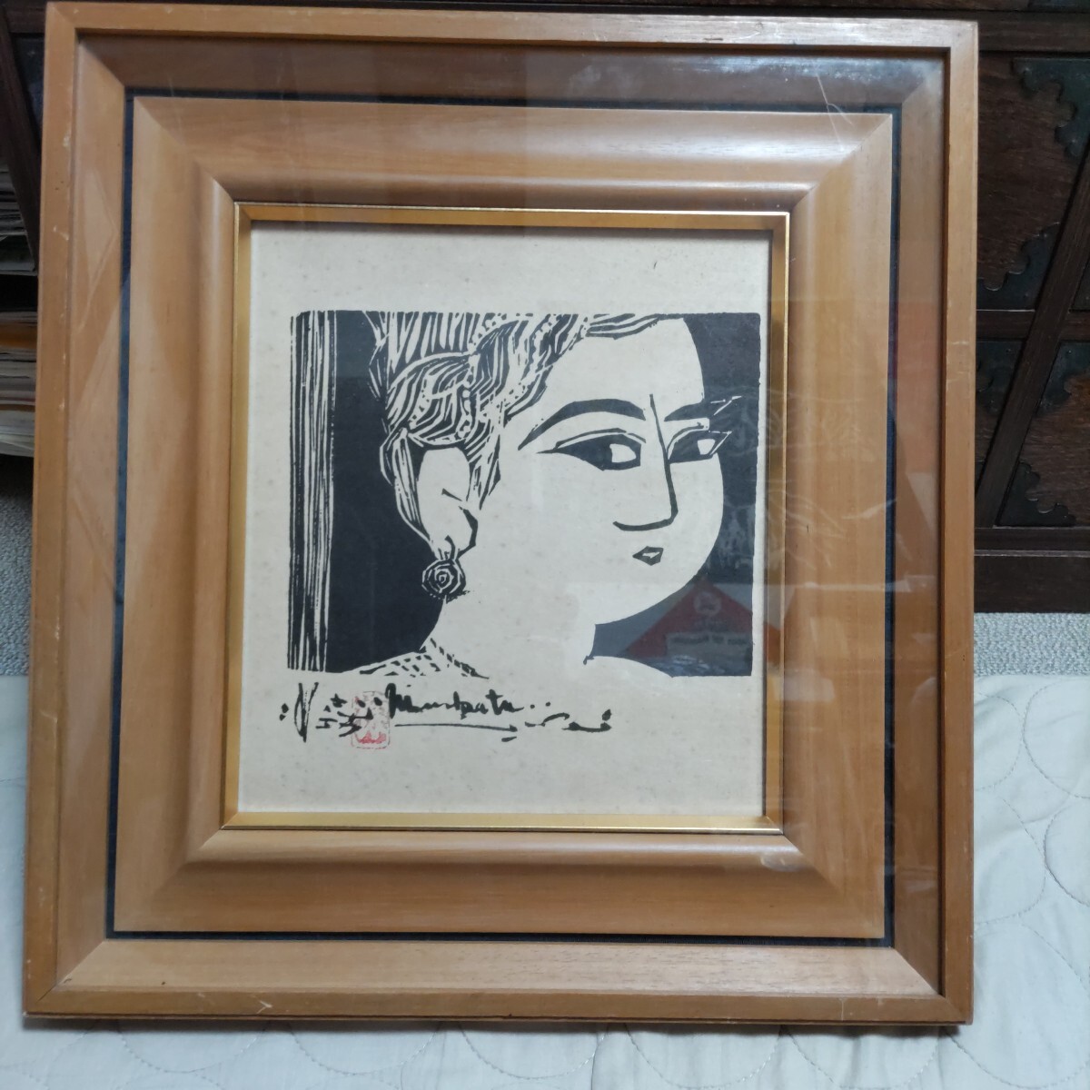 Yahoo!オークション -「額装 棟方志功」(木版画) (版画)の落札 Yahoo!オークション -「額装 棟方志功」(木版画) (版画)の落札